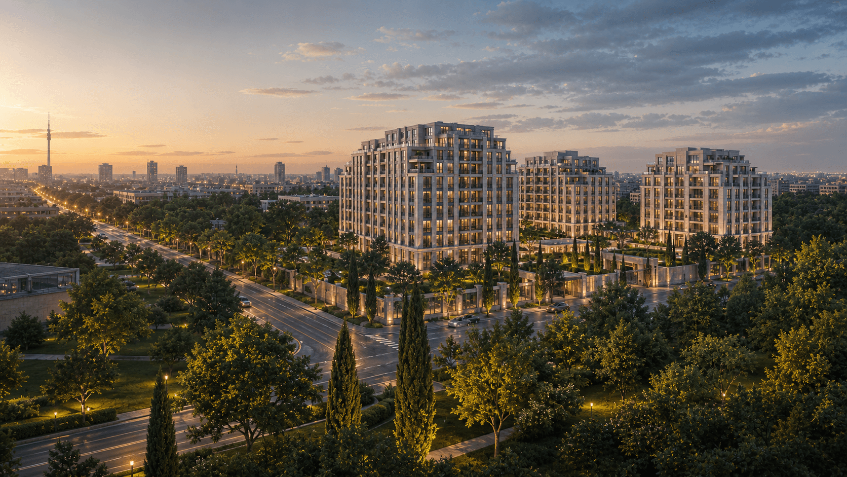 Bahar Residence - yerləşmə