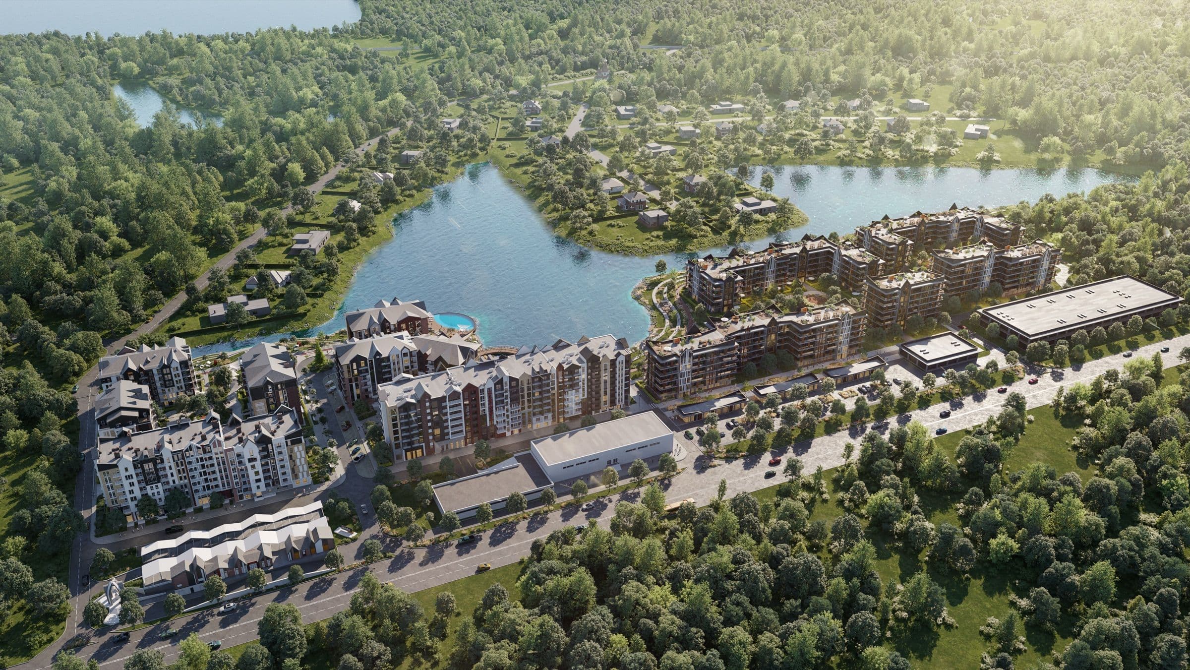 Basa City, kompleksin ümumi görünüşü