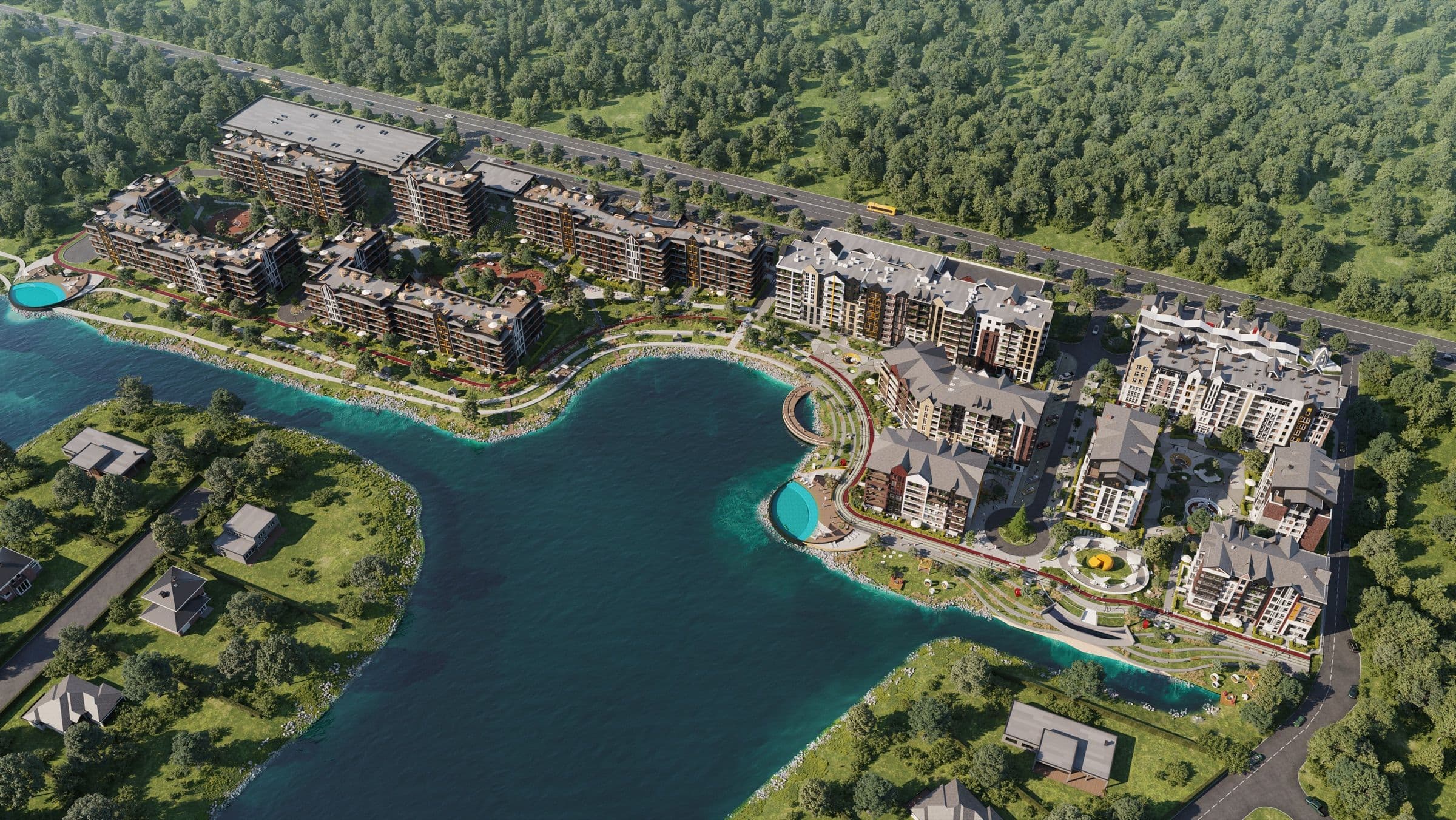 Basa City, kompleksin ümumi görünüşü